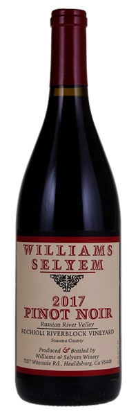 2017 Williams Selyem Rochioli Riverblock Vineyard Pinot Noir, 750ml