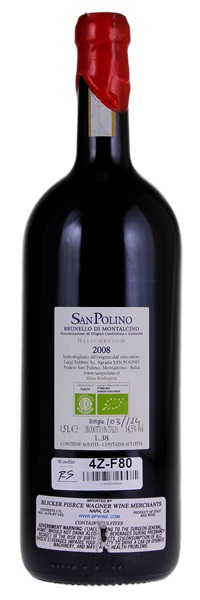 2008 San Polino Brunello Di Montalcino Helichrysum, 1.5ltr