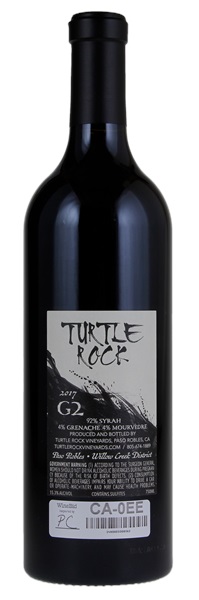 2017 Turtle Rock G2 Syrah, 750ml