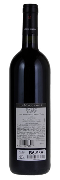 2007 Le Macchiole Paleo, 750ml