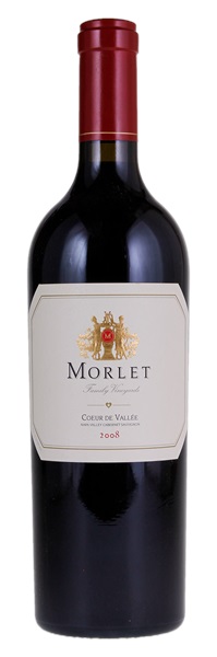 2008 Morlet Family Vineyards Coeur de Vallee Cabernet Sauvignon, 750ml