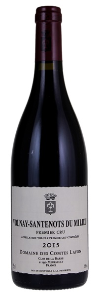 2015 Comtes Lafon Volnay Santenots du Milieu, 750ml