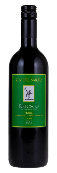 2012 Ca' Del Sarto Friuli Grave Refosco dal Peduncolo Rosso (Screwcap), 750ml