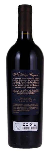 2015 La Jota W.S. Keyes Vineyard Merlot, 750ml