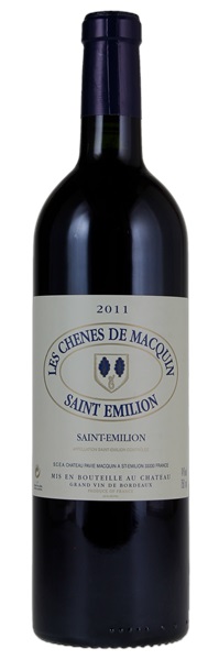 2011 Les Chênes De Macquin, 750ml
