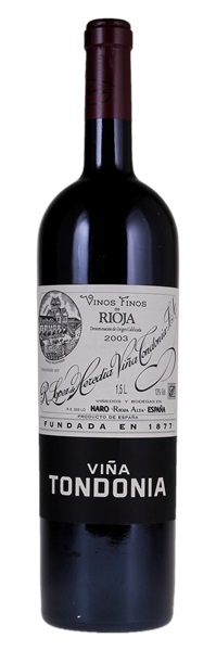 2003 Lopez de Heredia Rioja Vina Tondonia Reserva, 1.5ltr