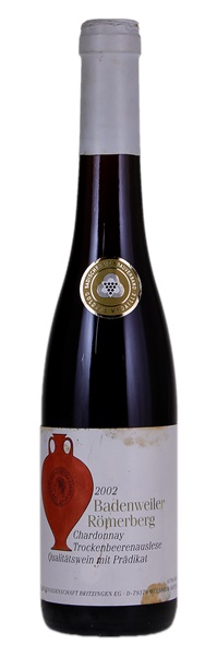 2002 Winzergenossenschaft Britzingen Badenweiler Römerberg Chardonnay Trockenbeerenauslese #24, 375ml