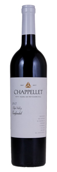 2017 Chappellet Vineyards Napa Valley Zinfandel, 750ml