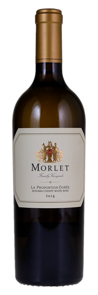 2018 Morlet Family Vineyards La Proportion Doree, 750ml