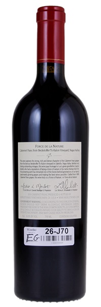 2016 Morlet Family Vineyards Force de la Nature Beckstoffer To Kalon Cabernet Franc, 750ml
