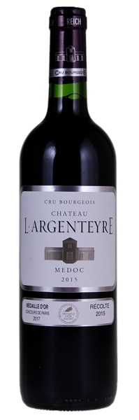 2015 Château L'Argenteyre, 750ml