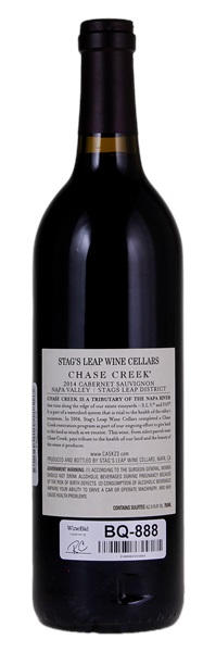 2014 Stag's Leap Wine Cellars Chase Creek Cabernet Sauvignon, 750ml