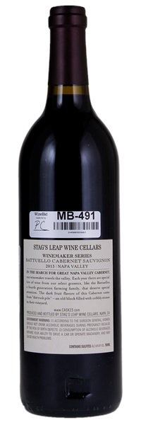 2013 Stag's Leap Wine Cellars Winemaker Series Battuello Cabernet Sauvignon, 750ml