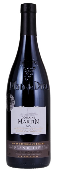 2004 Domaine Martin Côtes du Rhône Villages Plan de Dieu, 750ml