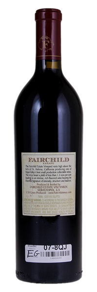 2005 Fairchild Estate Cabernet Sauvignon