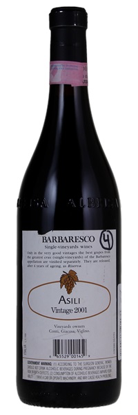 2001 Produttori del Barbaresco Barbaresco Asili Riserva, 750ml