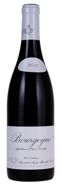 2014 Maison Leroy Bourgogne Rouge, 750ml