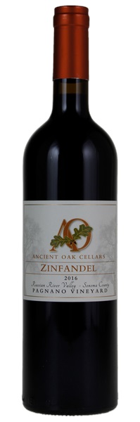 2016 Ancient Oak Cellars Pagnano Vineyard Zinfandel, 750ml