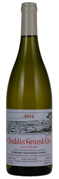 2014 Dauvissat-Camus Chablis Les Clos