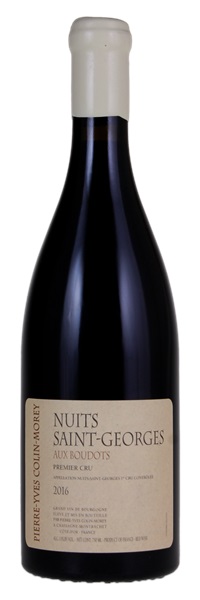 2016 Pierre Yves Colin-Morey Nuits-St.-Georges Aux Boudots, 750ml
