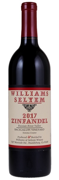 2017 Williams Selyem Bacigalupi Vineyard Zinfandel, 750ml