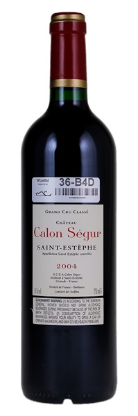 2004 Château Calon-Segur, 750ml