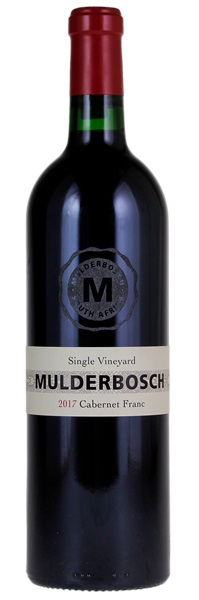 2018 Mulderbosch Single Vineyard Cabernet Franc, 750ml