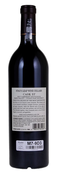 2017 Stag's Leap Wine Cellars Cask 23, 750ml