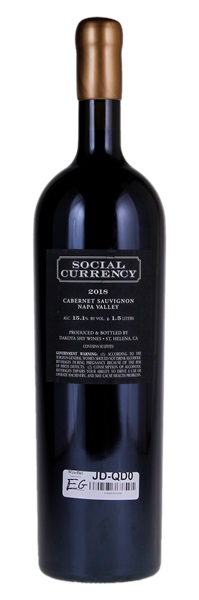 2018 Dakota Shy Social Currency Cabernet Sauvignon, 1.5ltr