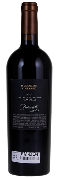 2018 Dakota Shy Melanson Vineyard Cabernet Sauvignon, 750ml
