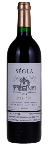1995 Château Rauzan-Segla "Segla", 750ml
