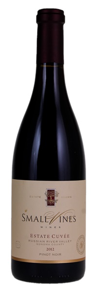 2012 Small Vines Wines Estate Cuvée Pinot Noir, 750ml