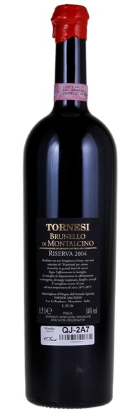 2004 Tornesi Brunello di Montalcino Riserva, 1.5ltr