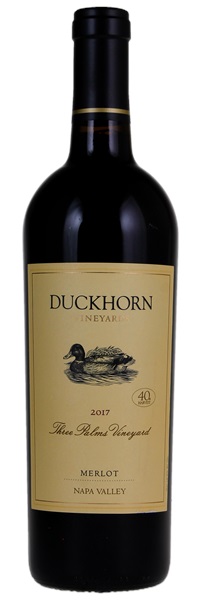 2017 Duckhorn Vineyards Three Palms Vineyard Merlot, 750ml