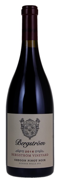 2016 Bergstrom Winery Bergstrom Vineyard Pinot Noir, 750ml