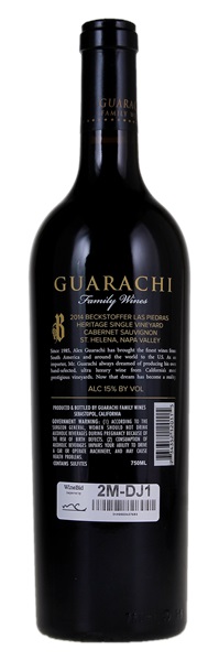 2014 Guarachi Family Beckstoffer Las Piedras Vineyard Cabernet Sauvignon, 750ml