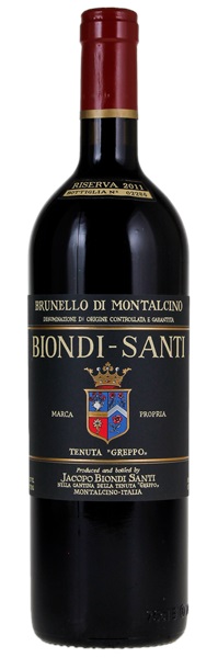 2011 Biondi-Santi Tenuta Il Greppo Brunello di Montalcino Riserva, 750ml