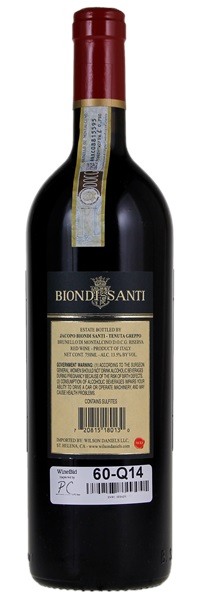 2011 Biondi-Santi Tenuta Il Greppo Brunello di Montalcino Riserva, 750ml