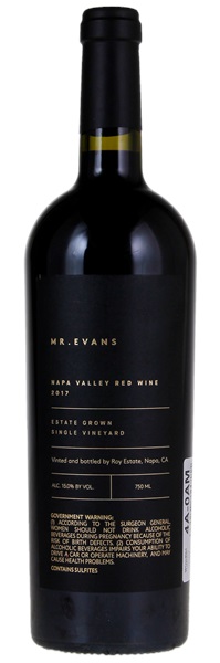 2017 Roy Estate Mr. Evans, 750ml