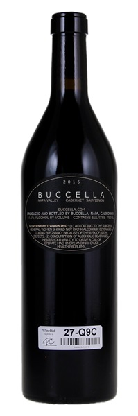 2016 Buccella Cabernet Sauvignon, 750ml