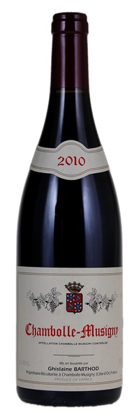 2010 Ghislaine Barthod Chambolle-Musigny, 750ml