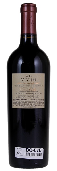 2013 Ad Vivum Cellars Sleeping Lady Vineyard Cabernet Sauvignon, 750ml