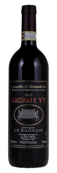 2012 Le Ragnaie Brunello di Montalcino VV, 750ml