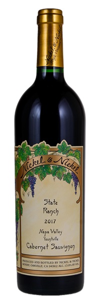 2017 Nickel and Nickel State Ranch Cabernet Sauvignon, 750ml