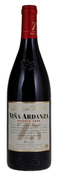2008 La Rioja Alta Vina Ardanza Rioja Reserva, 750ml