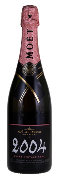 2004 Moet et Chandon Grand Vintage Rose, 1-bottle Lot, Cardboard