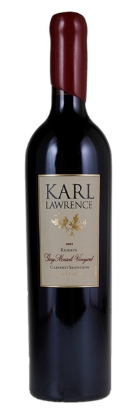 2001 Karl Lawrence Gary Morisoli Reserve Cabernet Sauvignon, 750ml