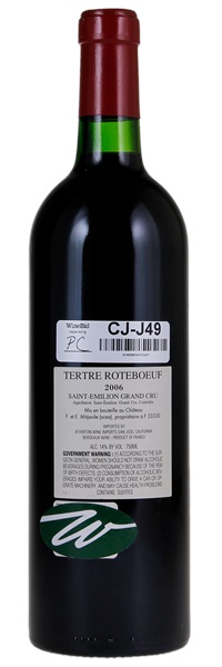 2006 Château Le Tertre-Roteboeuf, 750ml