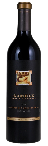 2016 Gamble Family Vineyards Cabernet Sauvignon, 750ml