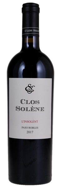 2017 Clos Solène L' Insolent, 750ml